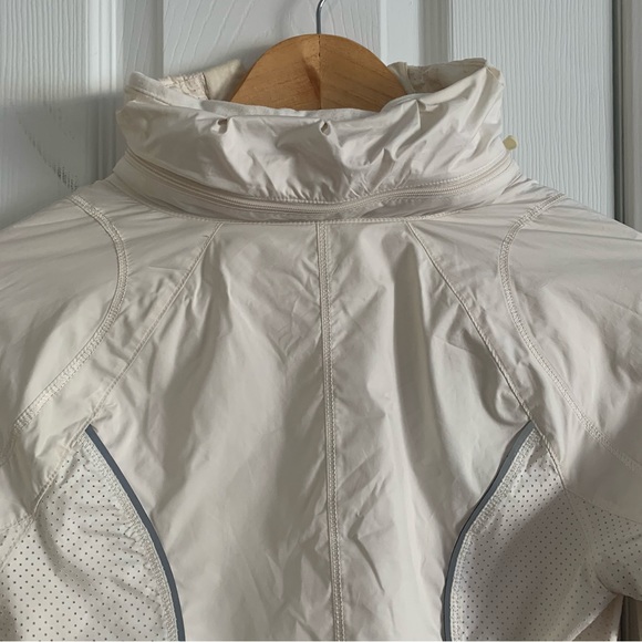 Lululemon White Zipper Reflective Track Jacket - Picture 10 of 16